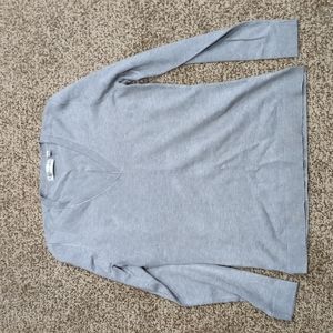 Neiman Marcus NWOT grey v-neck sweater small